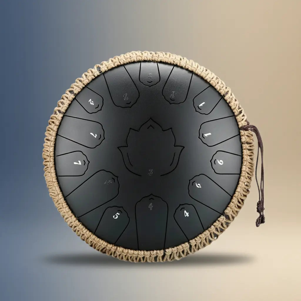 Tongue Drum 15 notes – 13 pouces acier