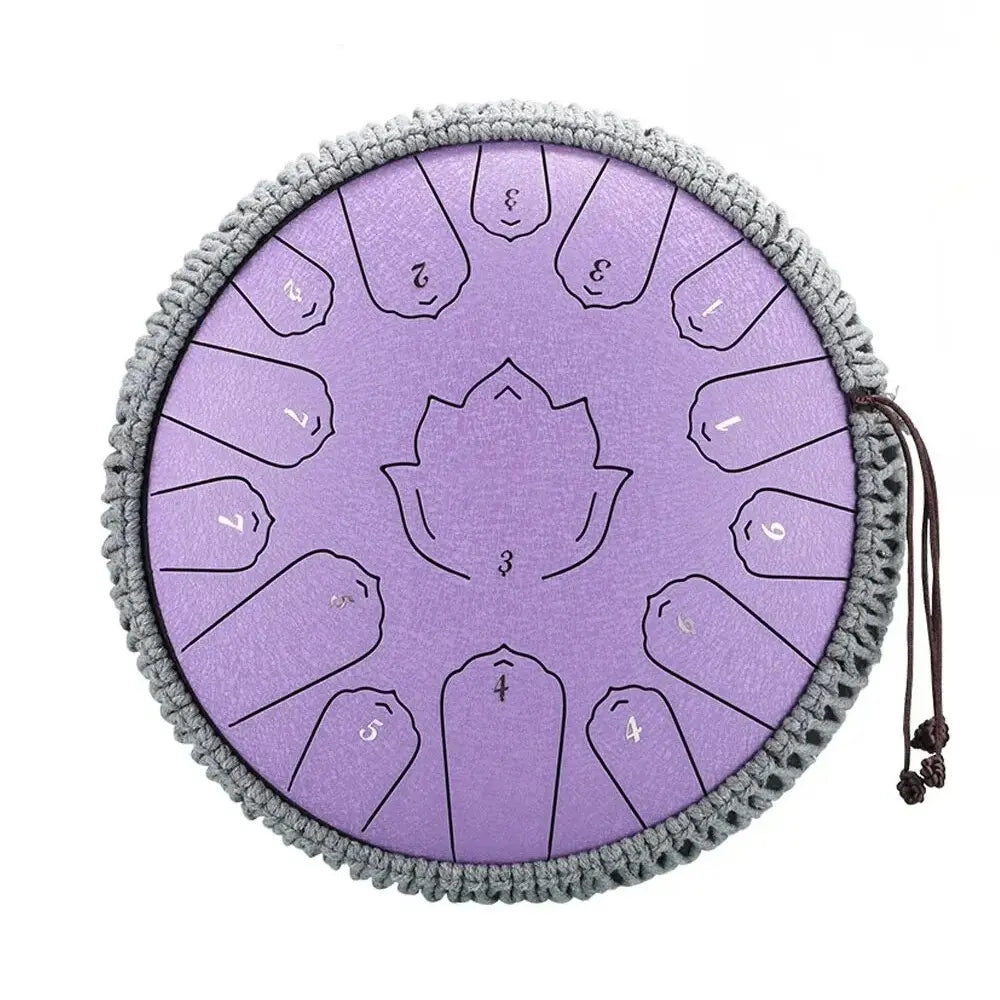Tongue Drum 15 notes – 13 pouces acier