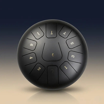 Tongue Drum 11 notes – 10 pouces acier noir