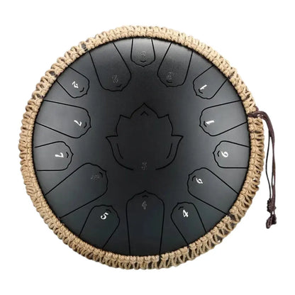Tongue Drum 15 notes – 13 pouces acier