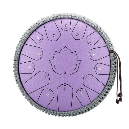Tongue Drum 15 notes – 13 pouces acier